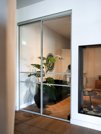 Beige schuifdeur van Aluwdoors