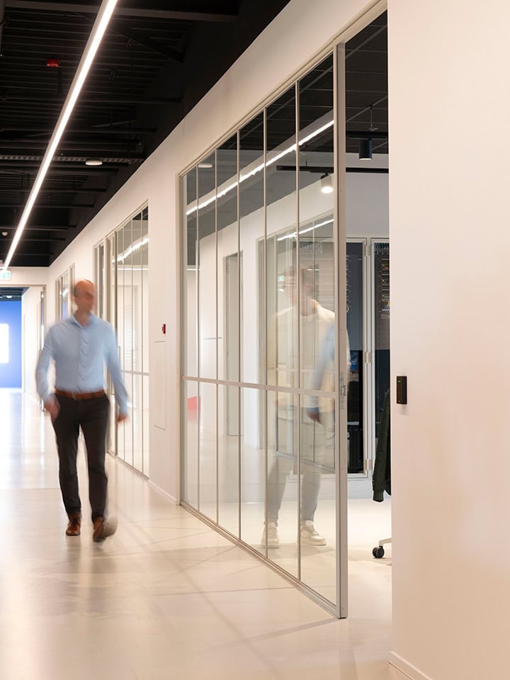 Glazen kantoorwanden