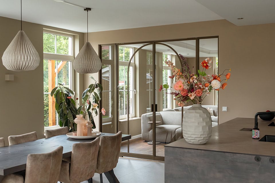 Aluminium taatsdeuren keuken