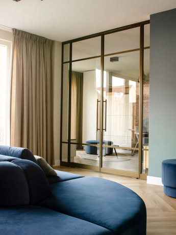 Dubbele taatsdeur brons van Aluwdoors