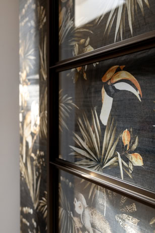 Escutcheon sliding door