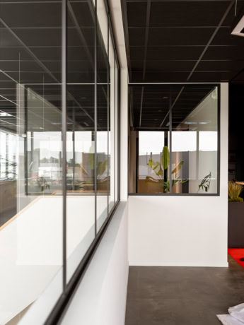 Glazen kantoorwanden