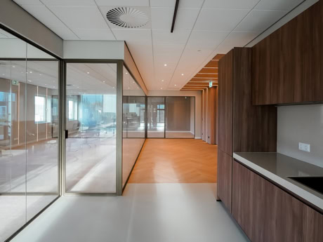 Sleek steel walls and doors for a modern interior style, custom-made by Aluwdoors for high-quality finish and durability in every project.