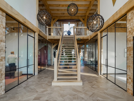 Maatwerk stalen kantoorwanden met glas van Aluwdoors uit Nunspeet