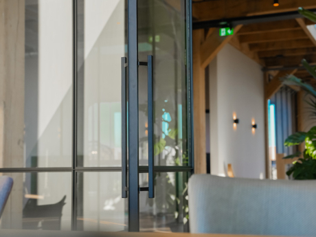 Aluminium kantoorwanden met glas